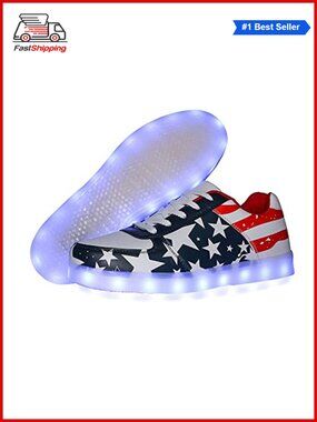 Unisex LED Light Up Sneakers USB Charging Glowing Luminous